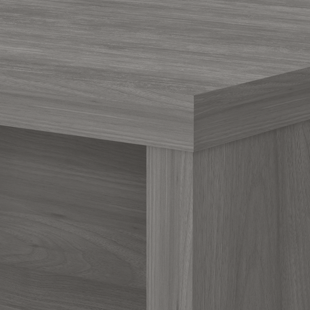 Shop Bush Business Furniture Echo 72W Bow Front L Shaped Desk, Image 05, ECH053MG, #color_modern gray