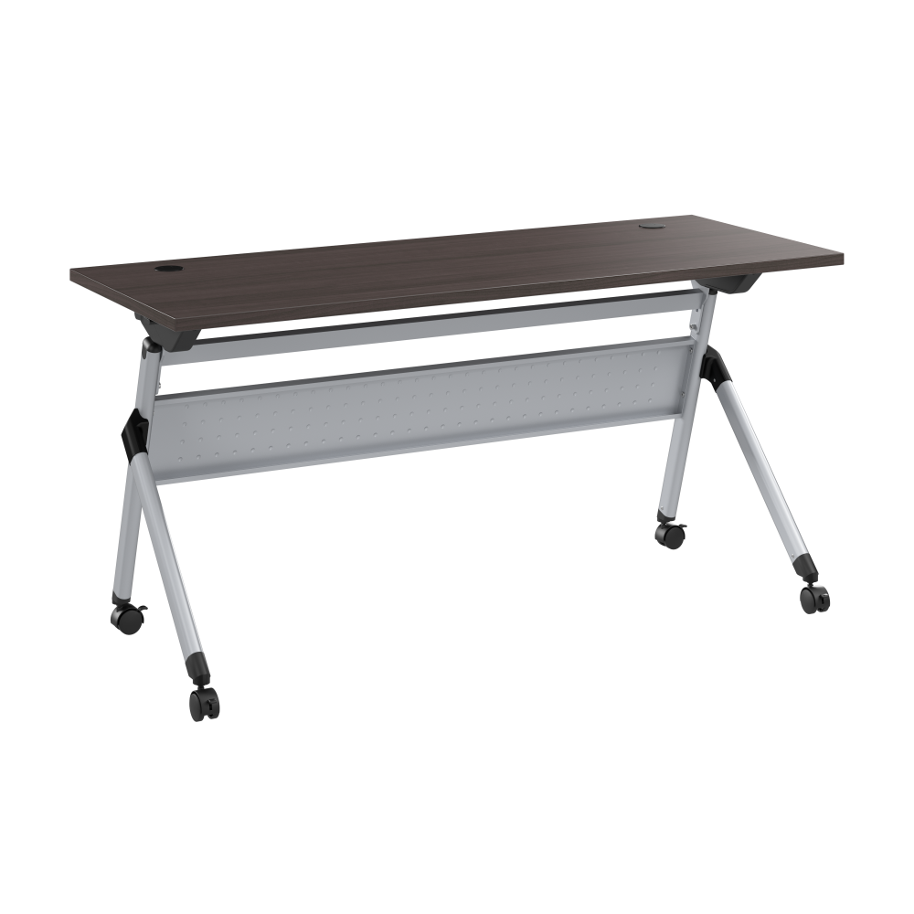 Shop Bush Business Furniture Envision 60W Folding Training Table, Image 01, NVW160SGK, #color_storm gray/cool gray metallic