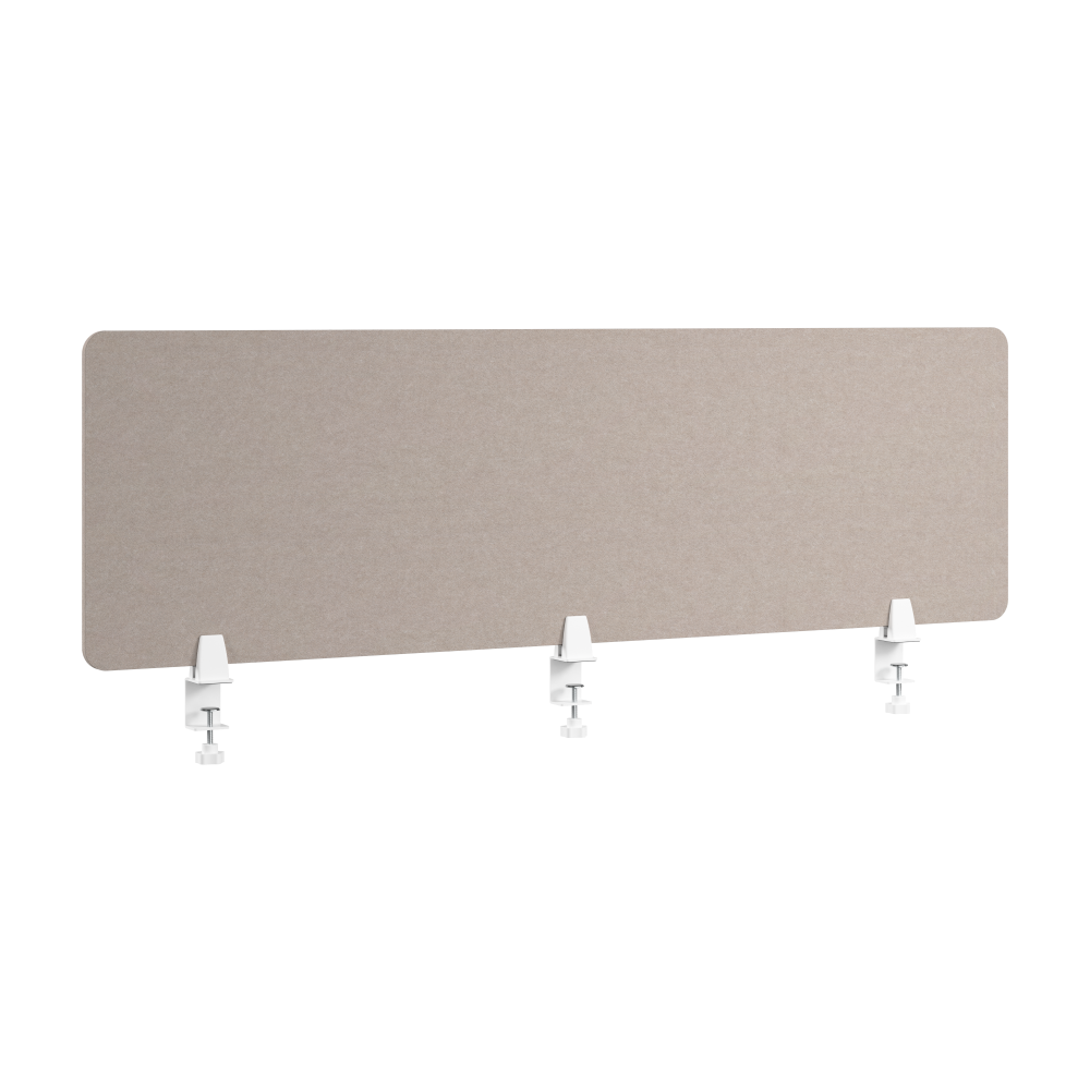 Shop Bush Business Furniture 58W Desktop Privacy Screen, Image 01, PSP158WB-03, #color_warm beige