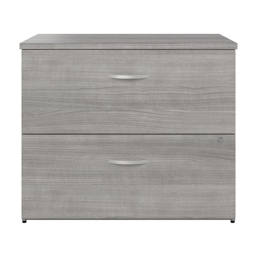 Shop Bush Business Furniture Hybrid 2 Drawer Lateral File Cabinet - Assembled, Image 03, HYF136PGSU-Z, #color_platinum gray