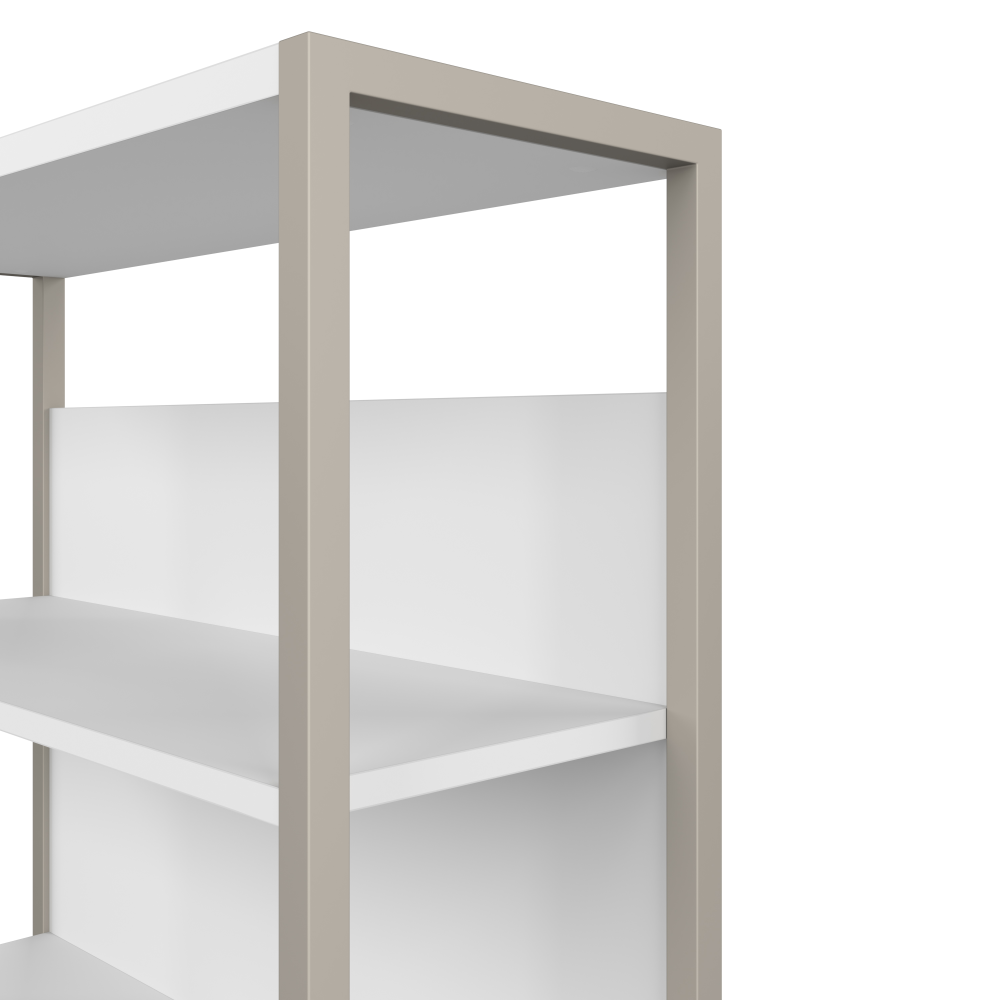 Shop Bush Business Furniture Hybrid 36W Bookcase Hutch, Image 06, HYH236WH, #color_white