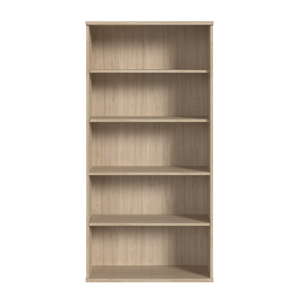 Shop Bush Business Furniture Studio C Tall 5 Shelf Bookcase, Image 03, SCB136NE, #color_natural elm