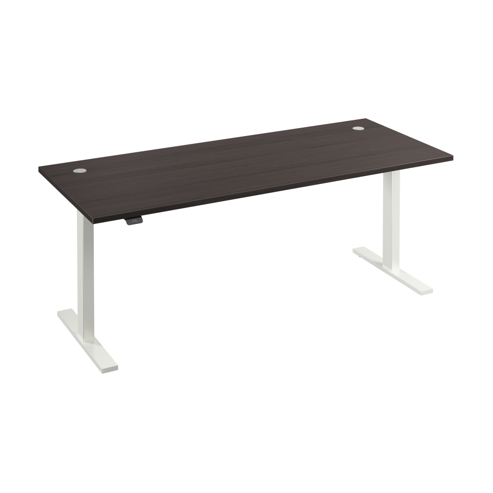 Shop Bush Business Furniture Move 60 Series 72W x 30D Electric Height Adjustable Standing Desk, Image 01, M6S7230SGWK, #color_storm gray/white powder coat