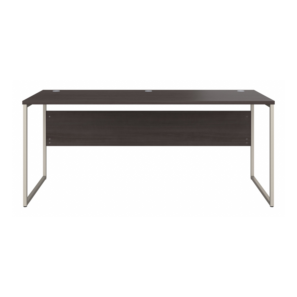 Shop Bush Business Furniture Hybrid 72W x 30D Computer Table Desk with Metal Legs, Image 03, HYD373SG, #color_storm gray