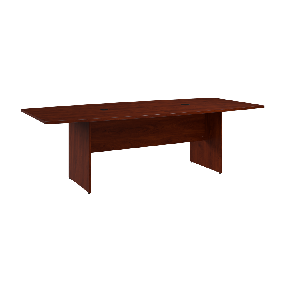 Shop Bush Business Furniture 96-inch Office Conference Table with Wood Base, Image 01, 99TB9642HCK, #color_hansen cherry