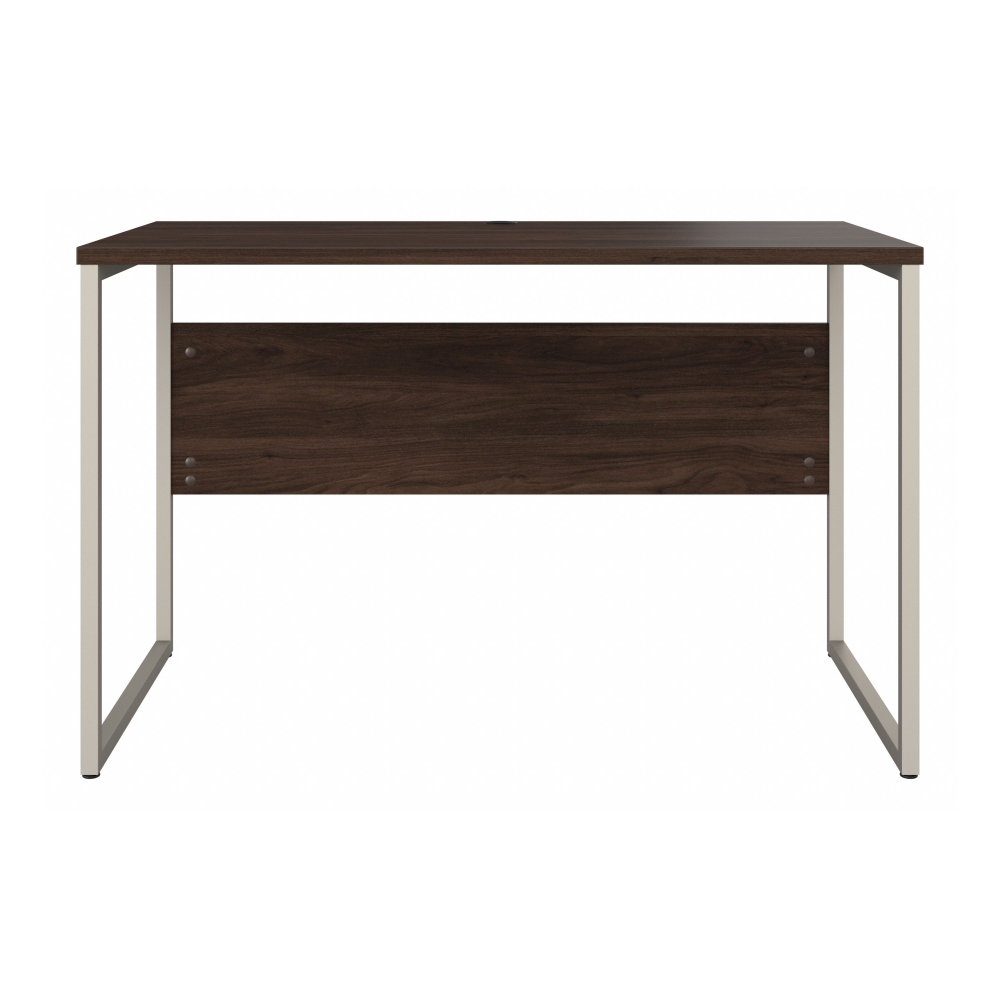 Shop Bush Business Furniture Hybrid 48W x 24D Computer Table Desk with Metal Legs, Image 03, HYD148BW, #color_black walnut