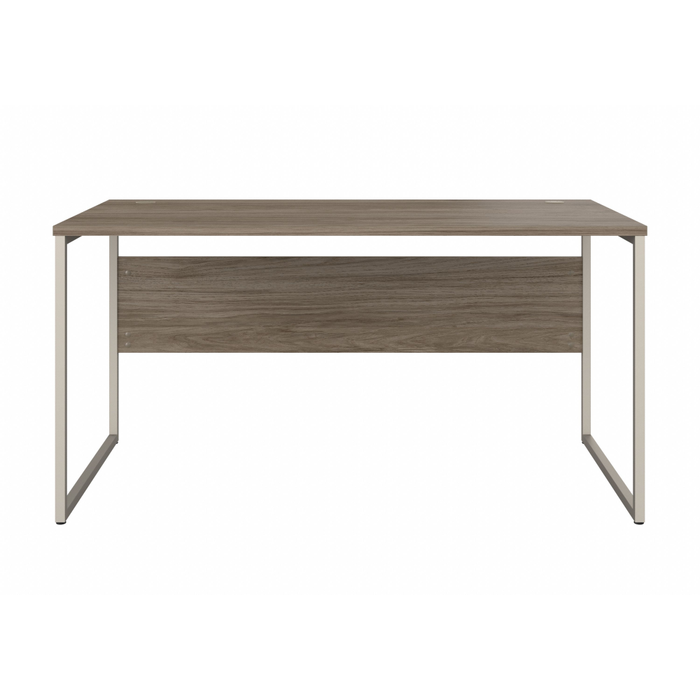 Shop Bush Business Furniture Hybrid 60W x 30D Computer Table Desk with Metal Legs, Image 03, HYD360MH, #color_modern hickory