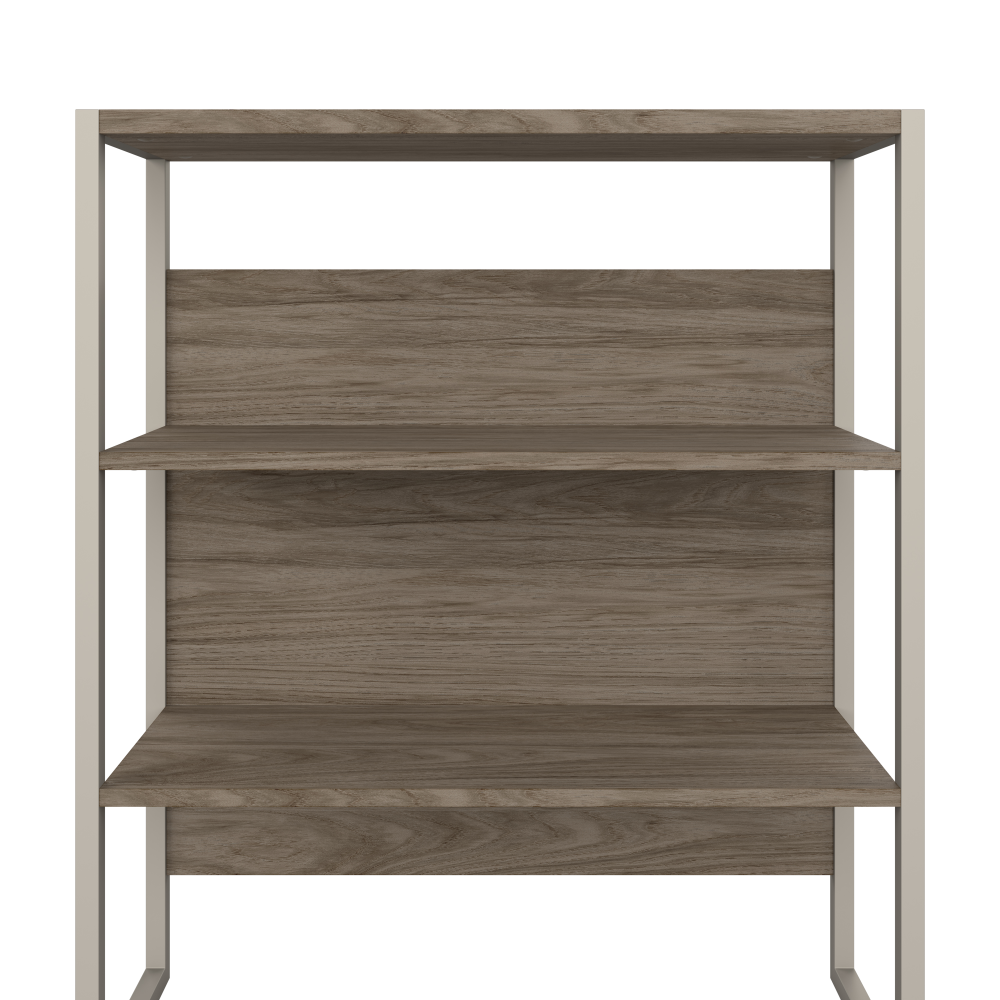Shop Bush Business Furniture Hybrid 2 Drawer Lateral File Cabinet with Shelves, Image 03, HYB018MHSU, #color_modern hickory