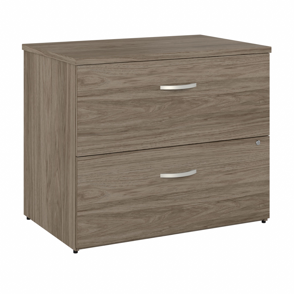 Shop Bush Business Furniture Hybrid 2 Drawer Lateral File Cabinet - Assembled, Image 01, HYF136MHSU-Z, #color_modern hickory