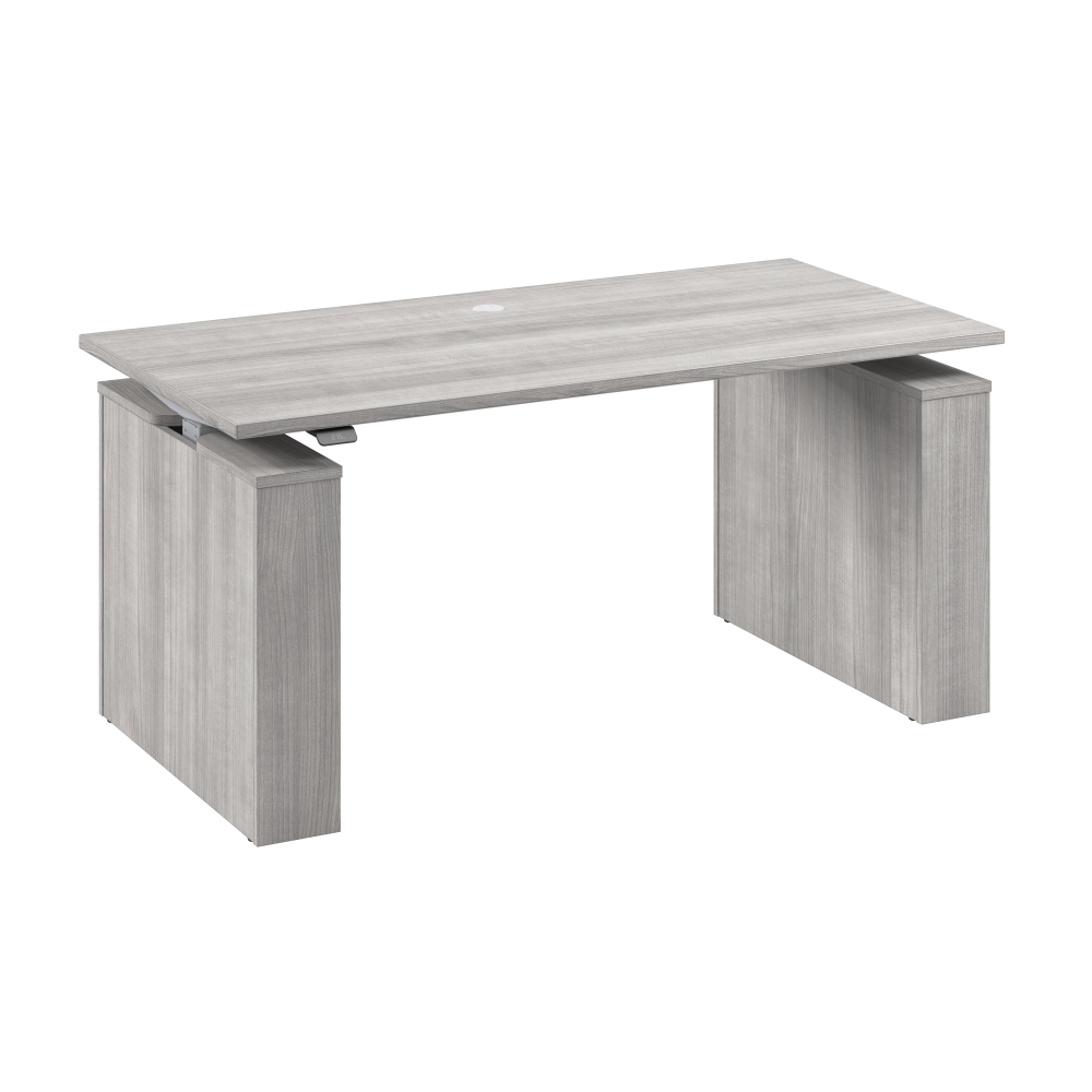 Shop Bush Business Furniture Stratus 60W x 30D Electric Height Adjustable Standing Desk, Image 01, SUT001PG, #color_platinum gray