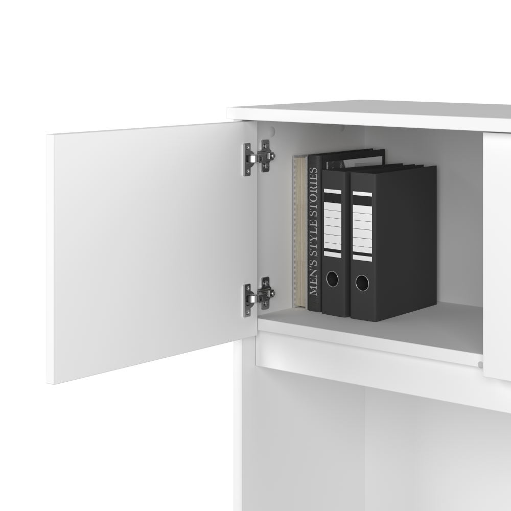 Shop Bush Business Furniture Studio C 72W Desk Hutch, Image 04, SCH172WH, #color_white