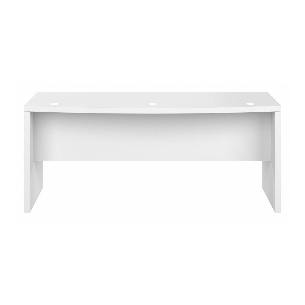 Shop Bush Business Furniture Echo 72W Bow Front Desk, Image 03, KI60109-03, #color_pure white