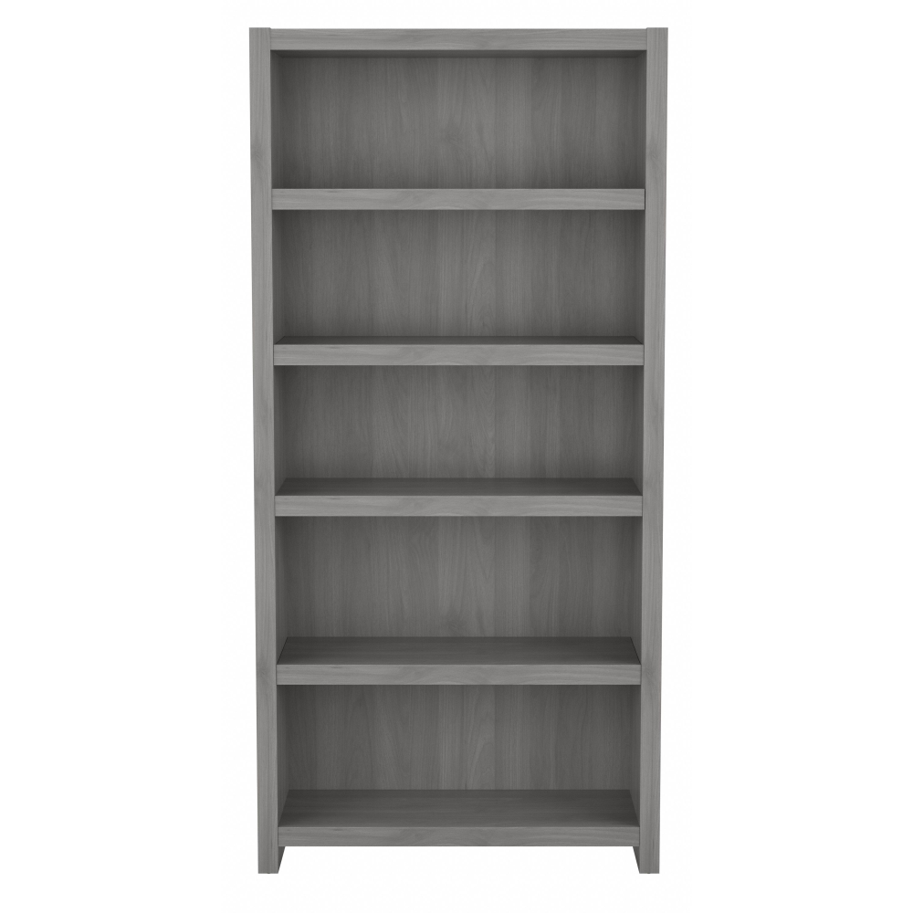 Shop Bush Business Furniture Echo 5 Shelf Bookcase, Image 03, KI60404-03, #color_modern gray