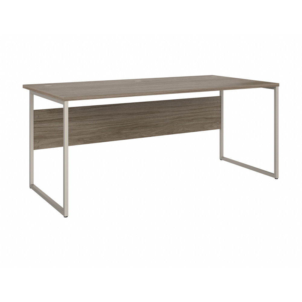 Shop Bush Business Furniture Hybrid 72W x 36D Computer Table Desk with Metal Legs, Image 01, HYD172MH, #color_modern hickory