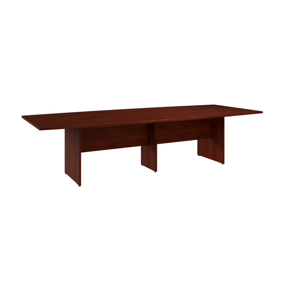 Shop Bush Business Furniture 120-inch Office Conference Table with Wood Base, Image 01, 99TB12048HCK, #color_hansen cherry