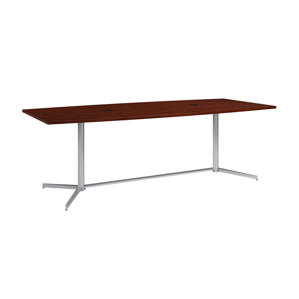 Shop Bush Business Furniture 120-inch Office Conference Table with Metal Base, Image 01, 99TBM120HCSVK, #color_hansen cherry