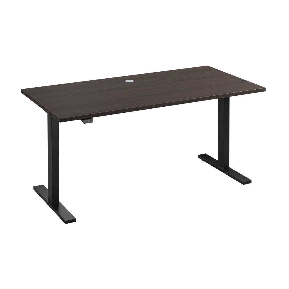 Shop Bush Business Furniture Move 60 Series 60W x 30D Electric Height Adjustable Standing Desk, Image 01, M6S6030SGBK, #color_storm gray/black powder coat