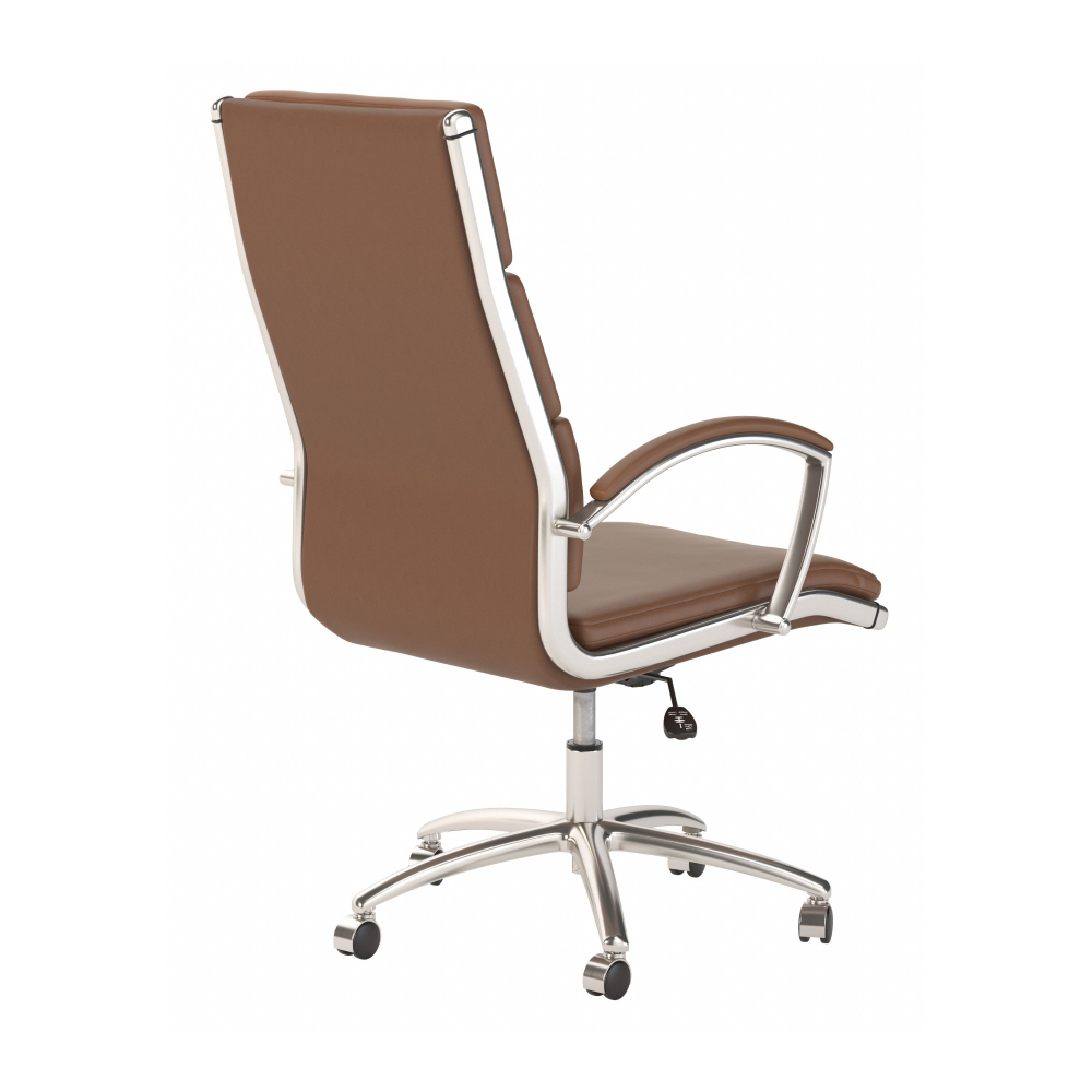 Shop Bush Business Furniture Modelo High Back Leather Executive Office Chair, Image 03, CH1701SDL-03, #color_saddle leather
