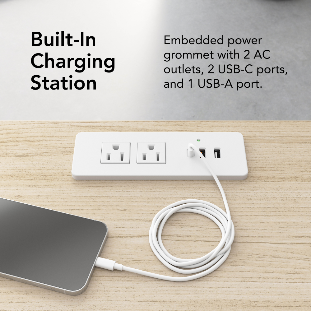 Shop Bush Business Furniture Synergy 72-inch Rectangle Modular Office Conference Table, Image 04, SGD272NE, #color_natural elm