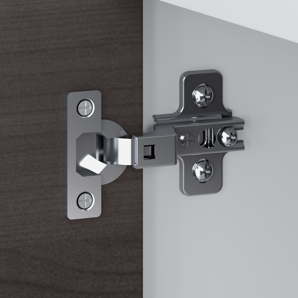 Shop Bush Business Furniture Jamestown Low Storage Cabinet with Doors and Shelves, Image 04, JTS160SGWH, #color_storm gray/white