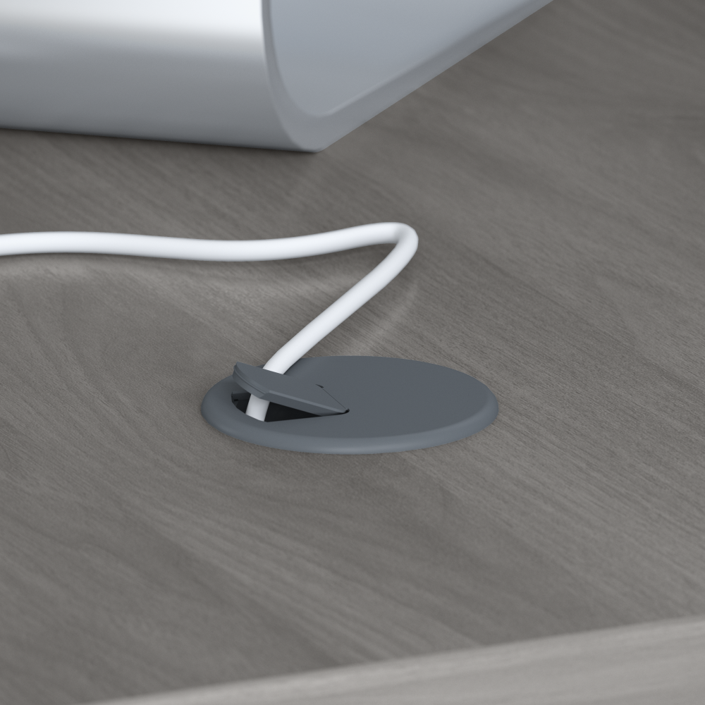 Shop Bush Business Furniture Echo L Shaped Desk with Hutch, Image 06, ECH031MG, #color_modern gray