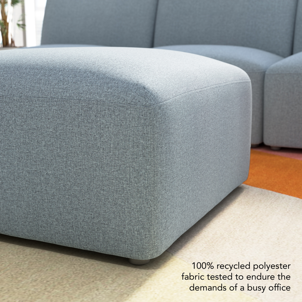 Shop Bush Business Furniture Assemble Modular Lounge Ottoman, Image 05, ASM230MSF-03, #color_mist fabric