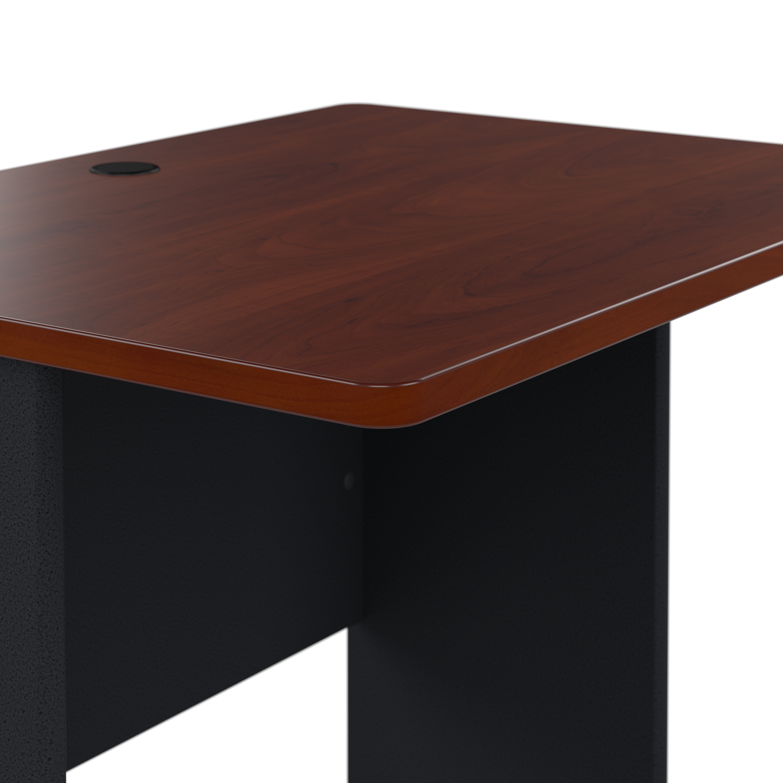 Shop Bush Business Furniture Series A 36W Desk 08 WC90436A #color_hansen cherry/galaxy