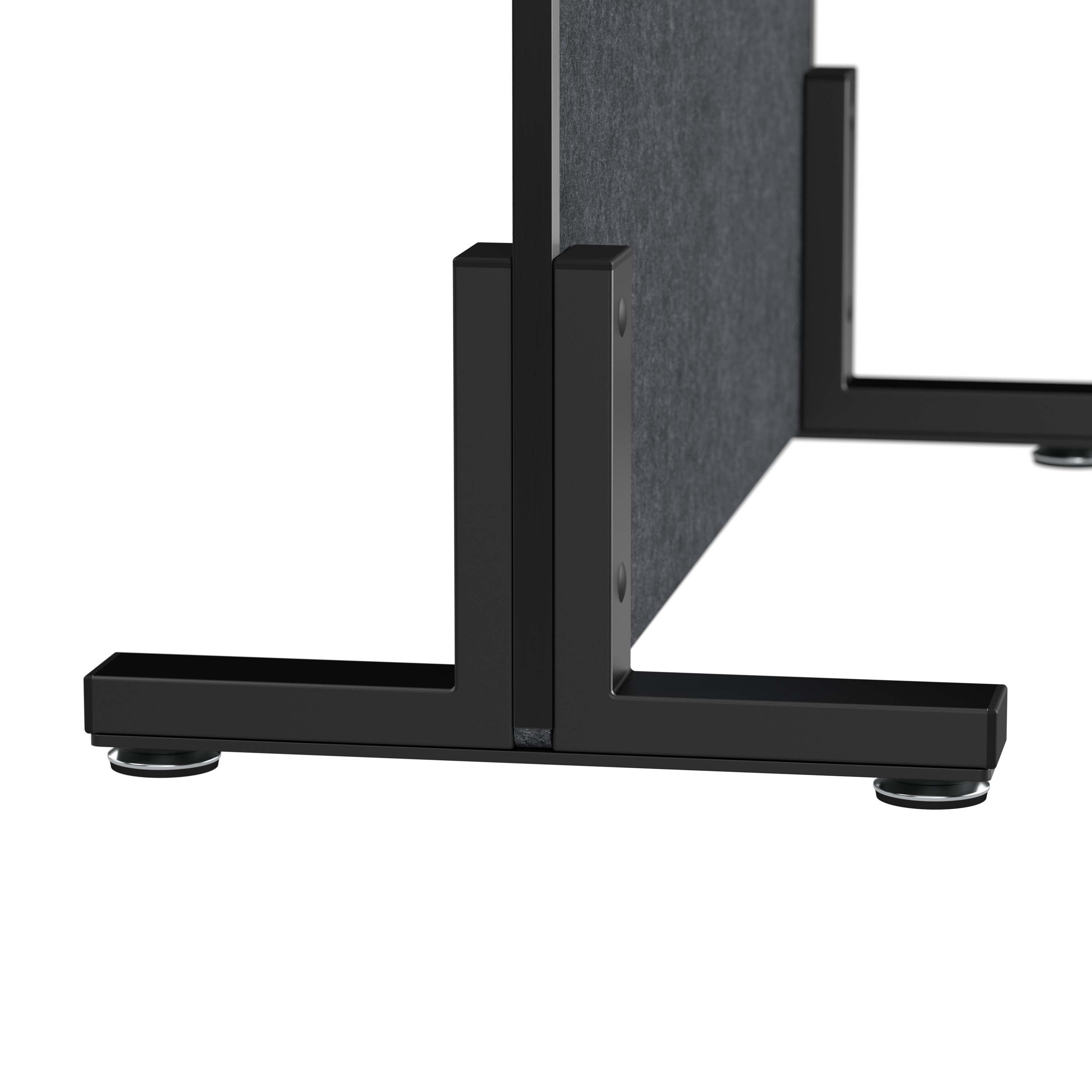 Shop Bush Business Furniture 34W x 55H Freestanding Privacy Screen 07 PSP134CL-03 #color_cool charcoal
