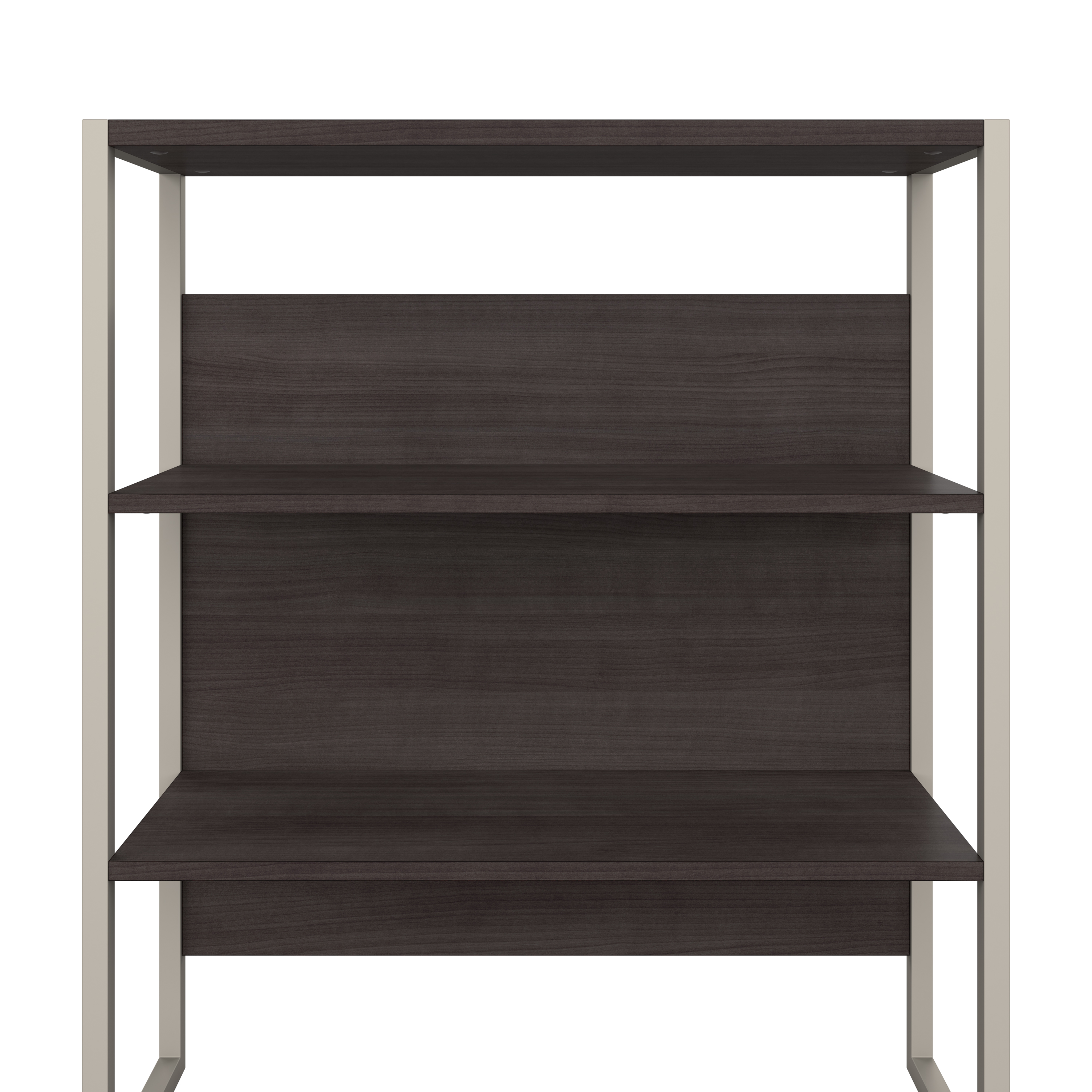 Shop Bush Business Furniture Hybrid Tall Etagere Bookcase 07 HYB023SG #color_storm gray