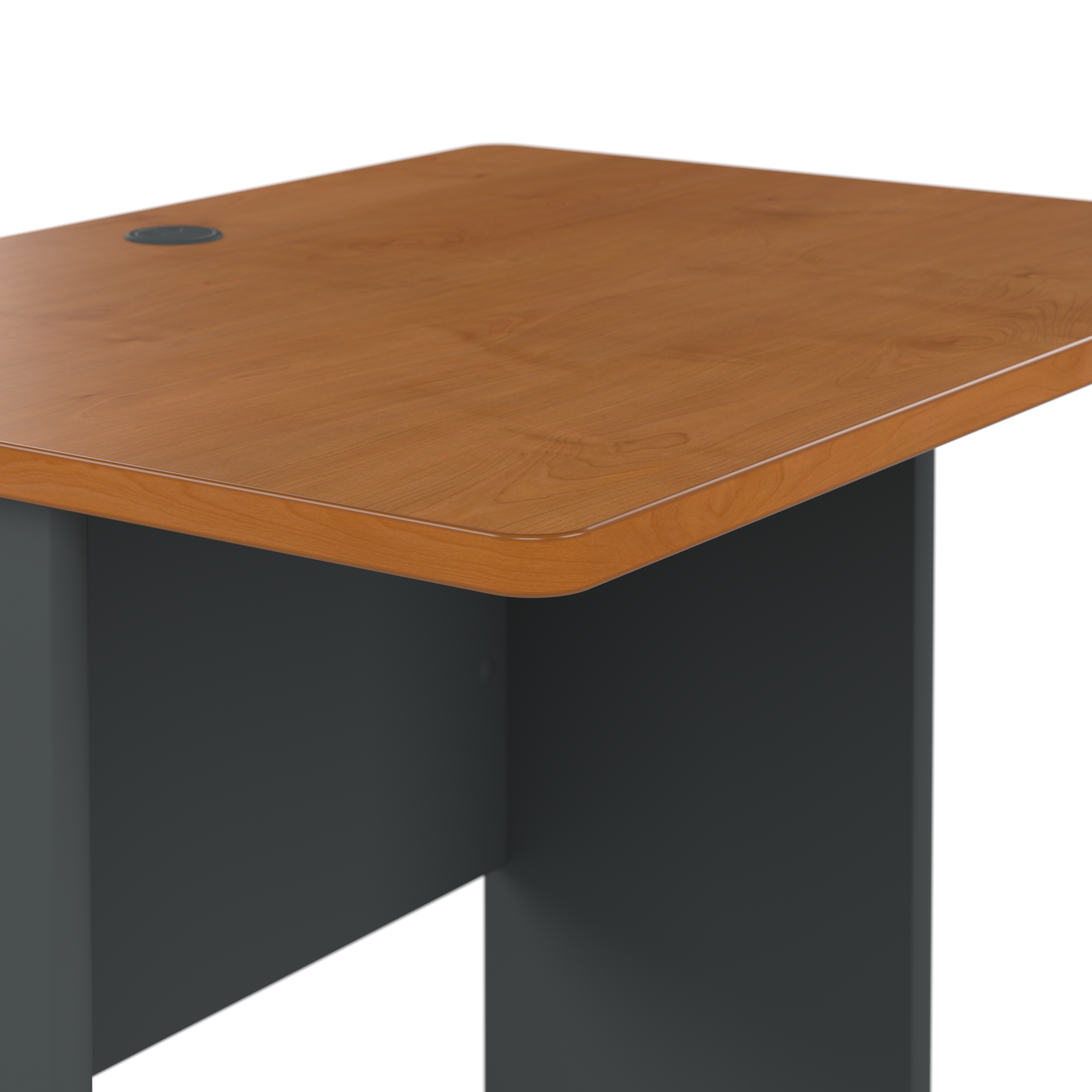 Shop Bush Business Furniture Series A 36W Desk 08 WC57436 #color_natural cherry/slate