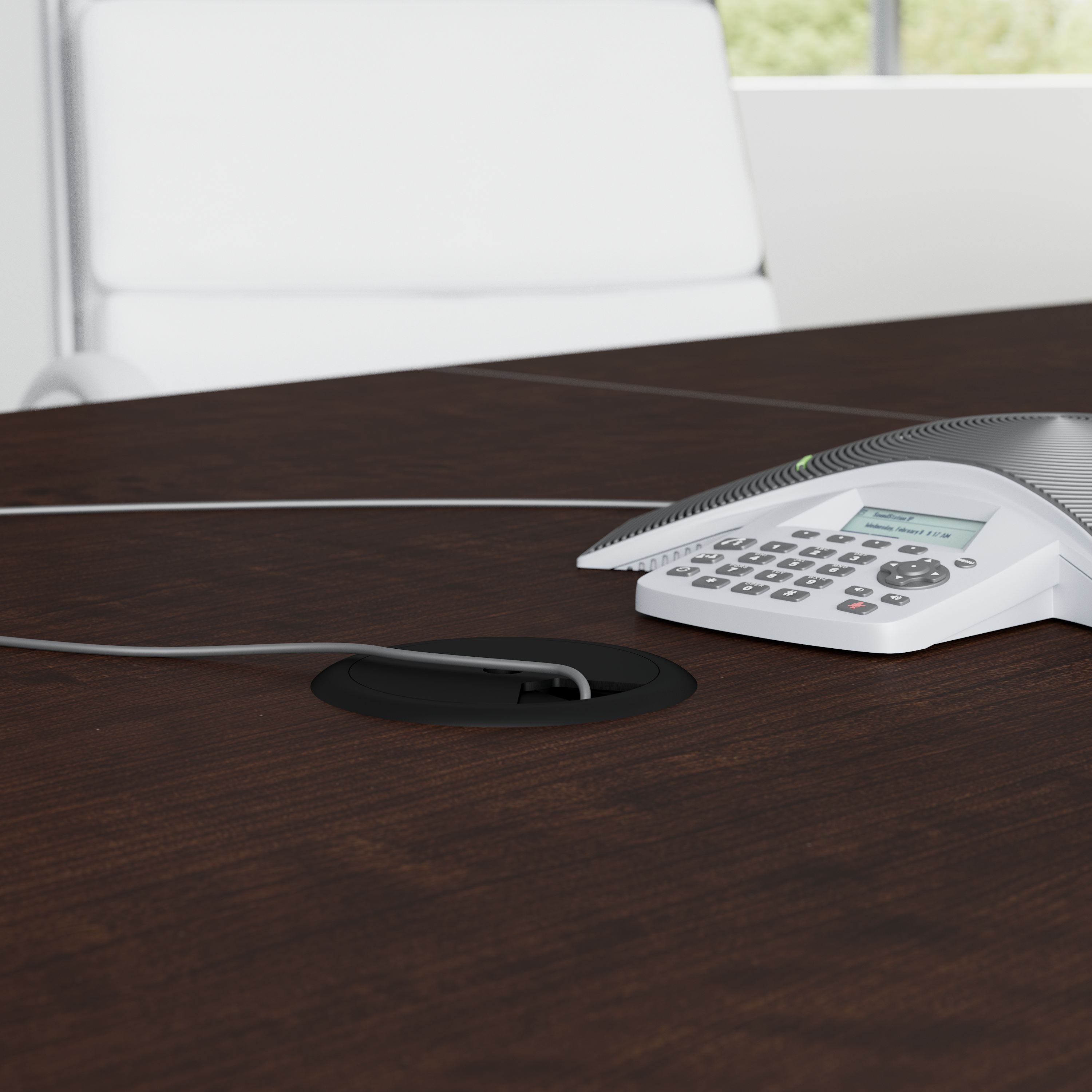 Shop 72-inch Office Conference Table with Metal Base 99TBM72MRSVK 5 #color_mocha cherry/cool gray metallic