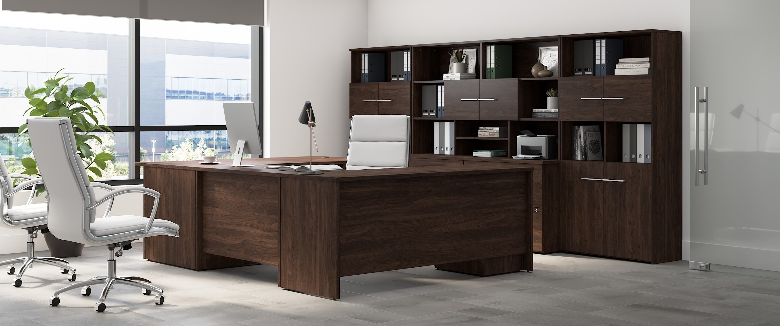 Office desks hutches