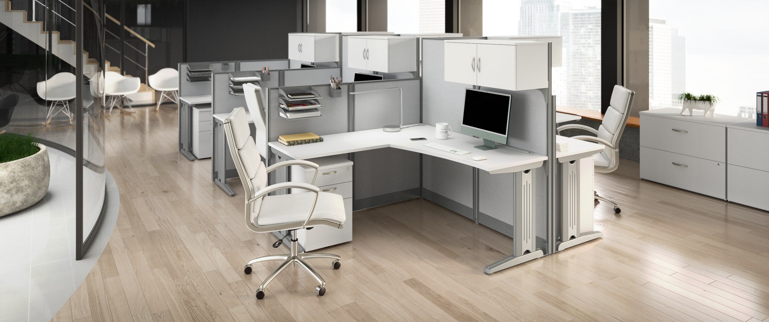 Shared workspace furniture