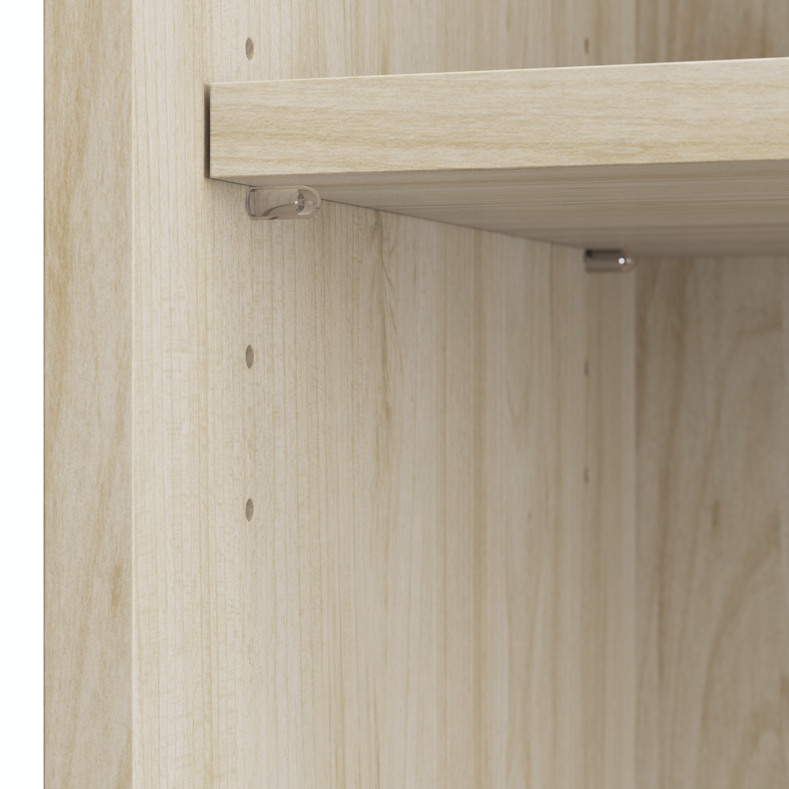 Shop Bush Business Furniture Studio C Tall 5 Shelf Bookcase 08 SCB136NE #color_natural elm