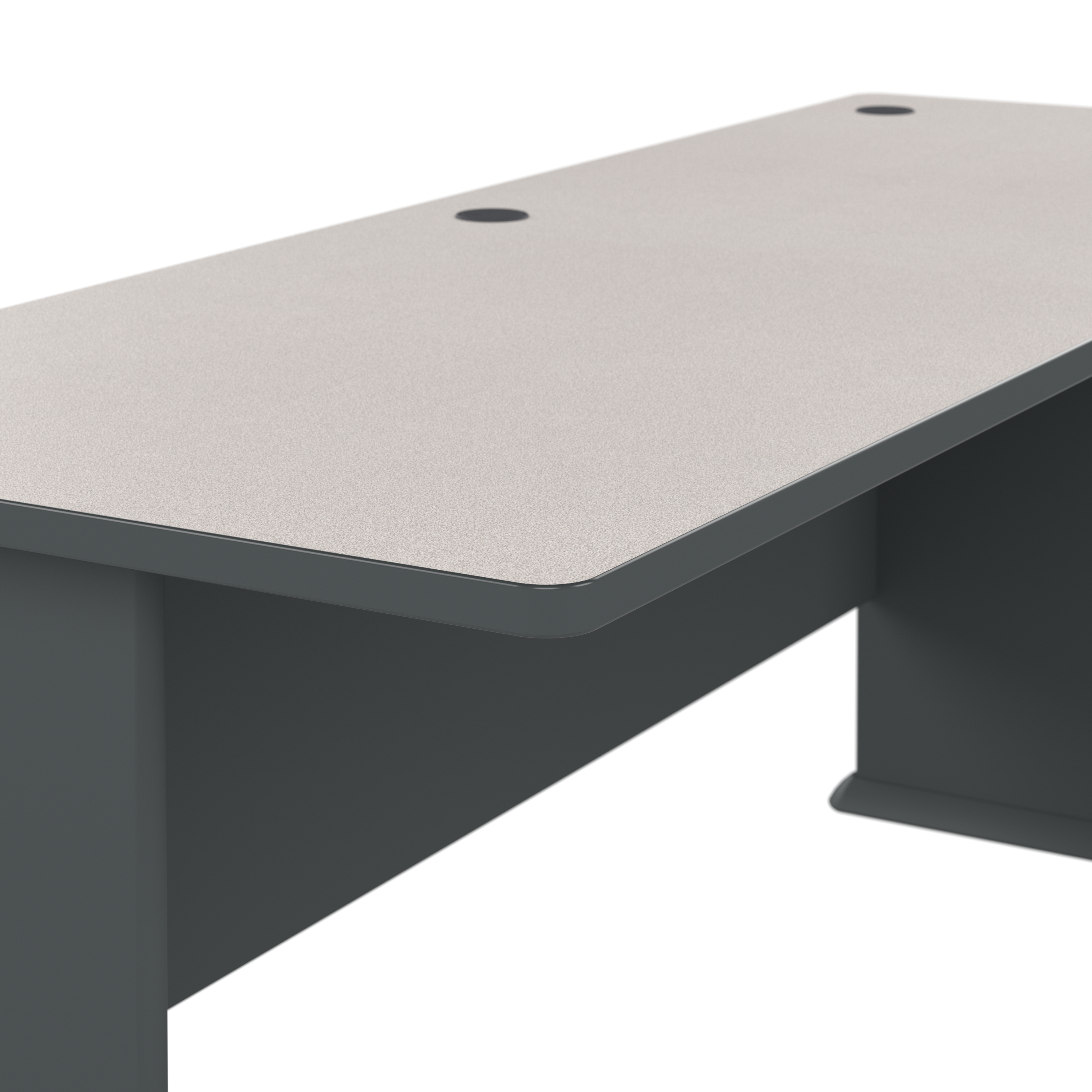 Shop Bush Business Furniture Series A 72W Desk 08 WC84872 #color_slate/white spectrum