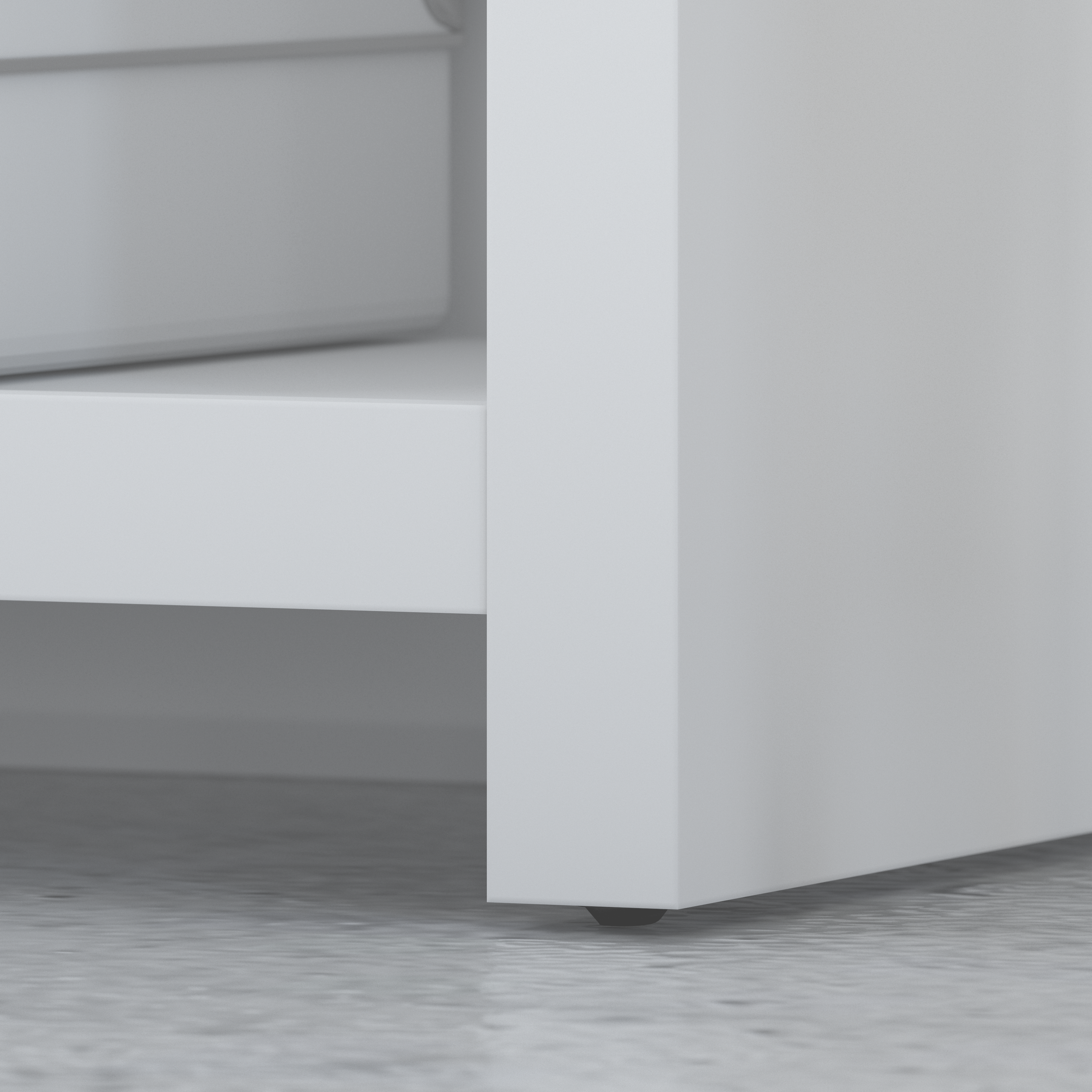 Shop Bush Business Furniture Echo 56W Bookcase Desk 07 KI60107-03 #color_pure white