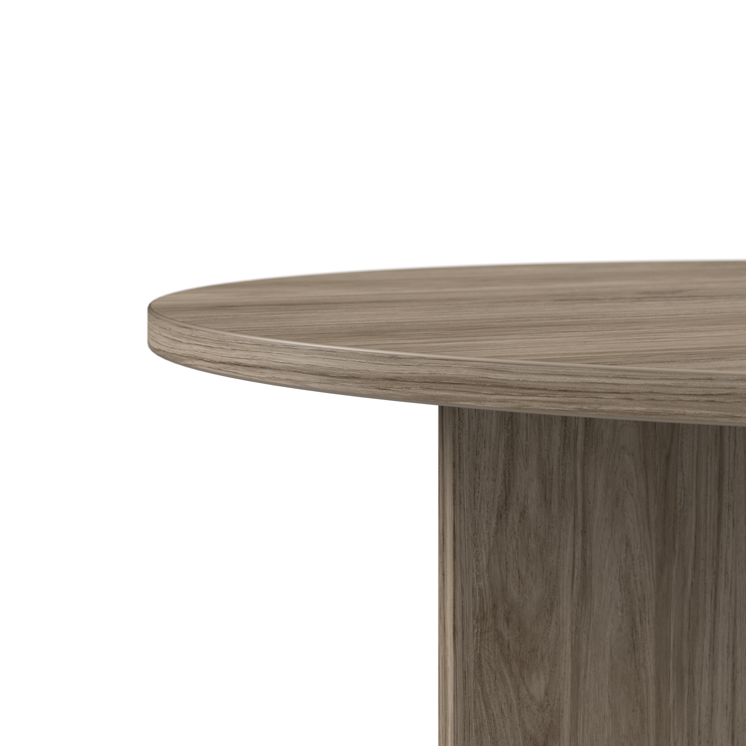 Shop Bush Business Furniture 42W Round Conference Table with Wood Base 07 99TB42RMH #color_modern hickory