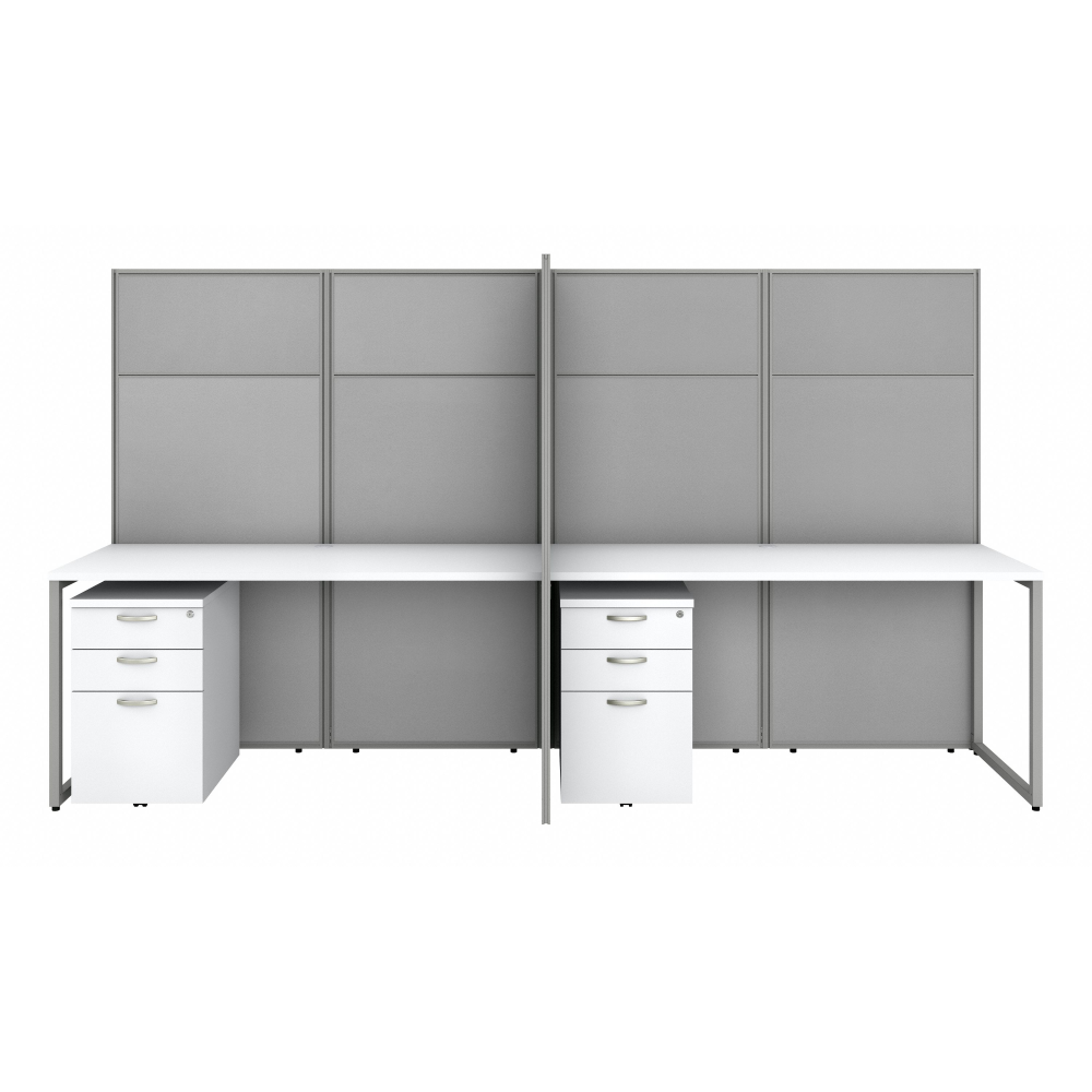 Bush Business Furniture Easy Office 60W 4 Person Cubicle