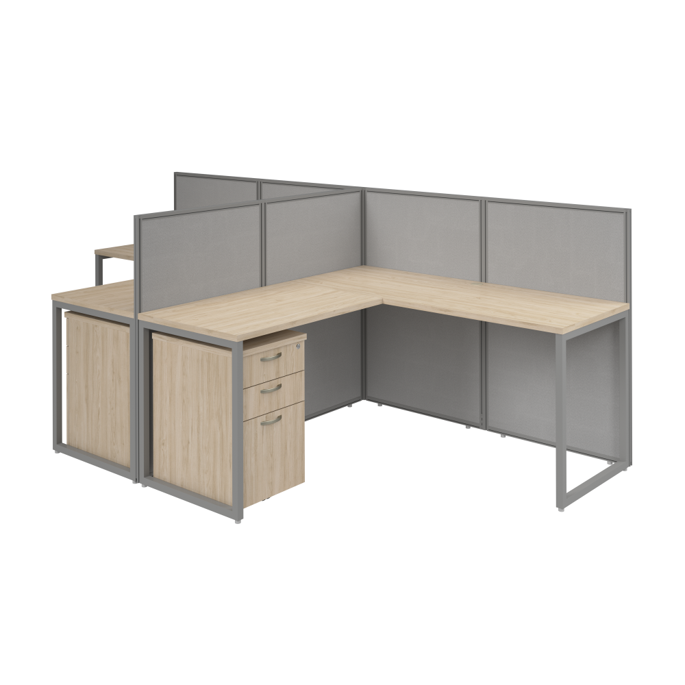 Bush Business Furniture Easy Office 60-inch 2 Person L