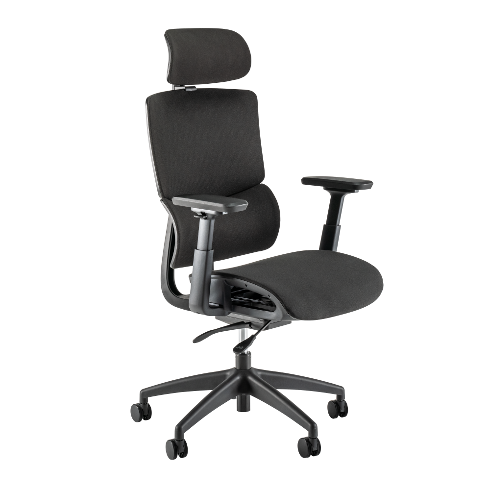 Shop Bush Business Furniture Align High Back Ergonomic Office Chair with Lumbar Support, Image 01, CH3803BLF-03, #color_black nylon mesh
