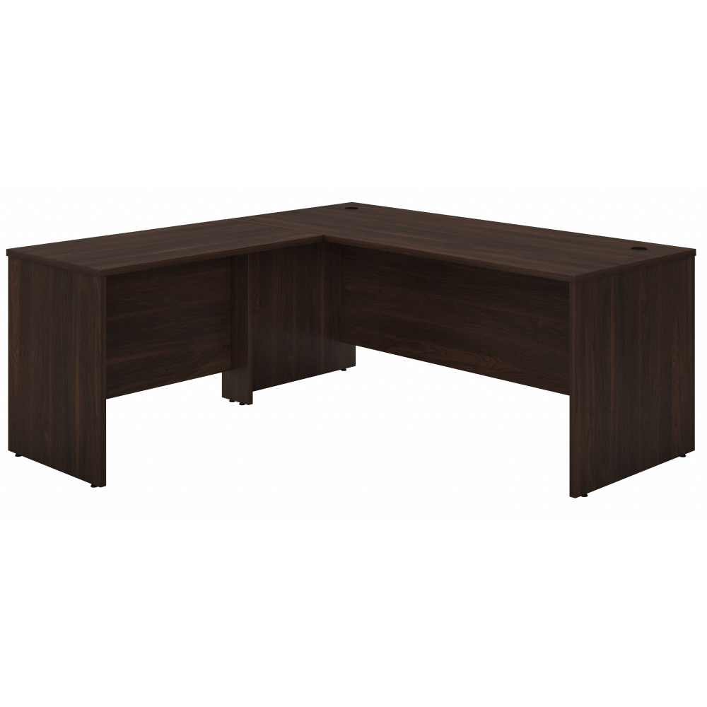 Shop Bush Business Furniture Studio C 72W x 30D L Shaped Desk with 42W Return, Image 01, STC049BW, #color_black walnut