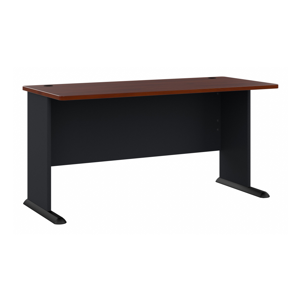 Shop Bush Business Furniture Series A 60W Desk, Image 01, WC90460A, #color_hansen cherry/galaxy