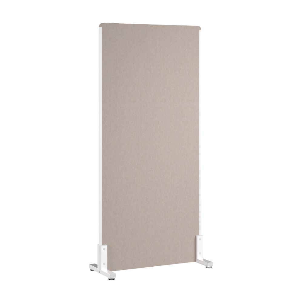 Shop Bush Business Furniture 34W x 72H Freestanding Privacy Screen, Image 01, PSP234WB-03, #color_warm beige