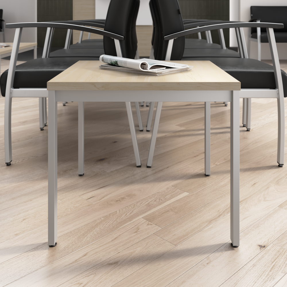 Shop Bush Business Furniture Arrive Waiting Room End Table, Image 02, AVT124NE, #color_natural elm