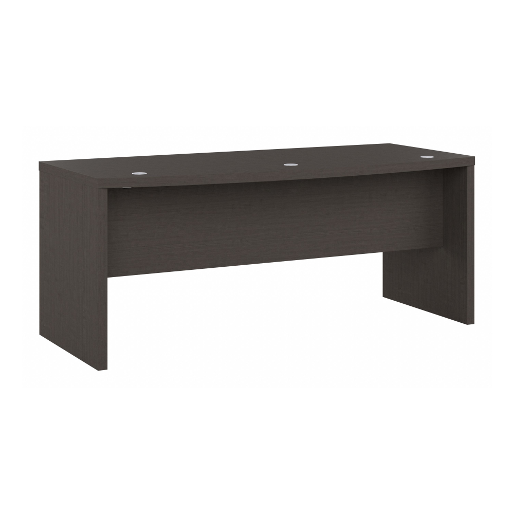 Shop Bush Business Furniture Echo 72W Bow Front Desk, Image 01, KI60309-03, #color_charcoal maple