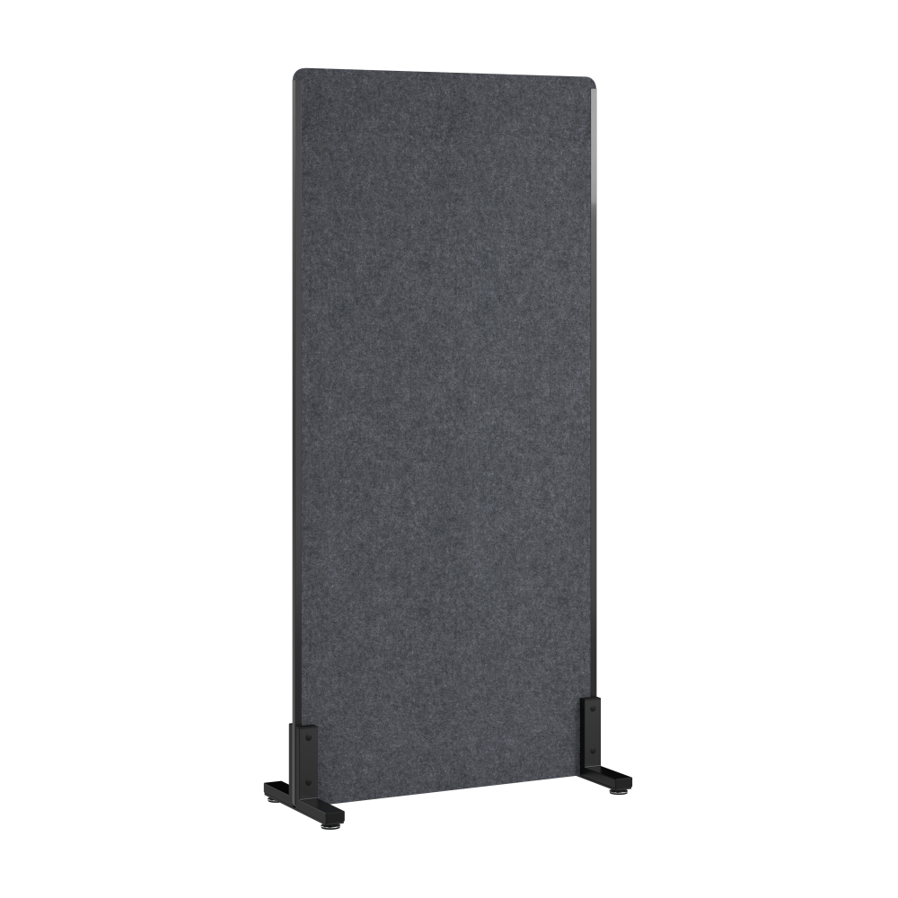 Shop Bush Business Furniture 34W x 72H Freestanding Privacy Screen, Image 01, PSP234CL-03, #color_cool charcoal
