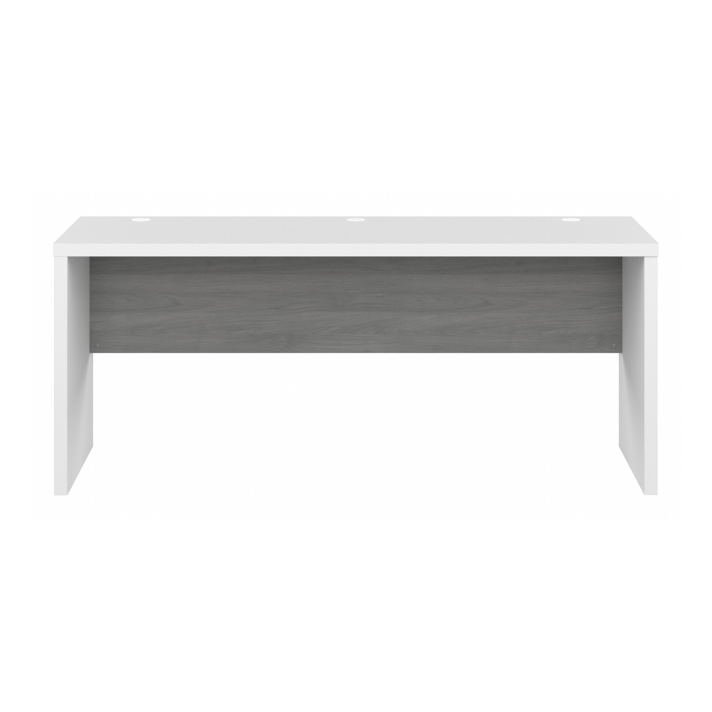 Shop Bush Business Furniture Echo 72W Computer Desk, Image 03, KI60510-03, #color_pure white/modern gray