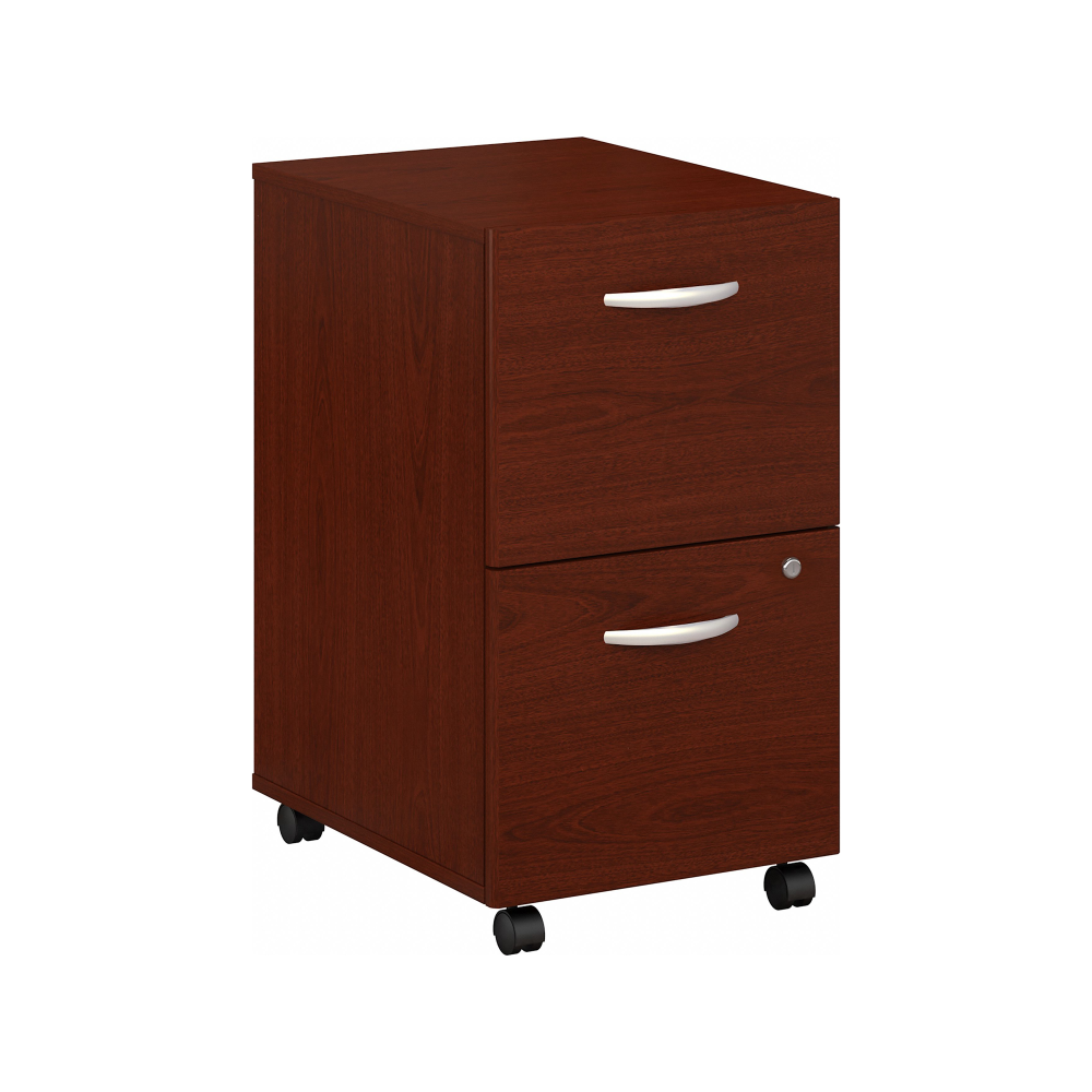 Shop Bush Business Furniture Series C 2 Drawer Mobile File Cabinet - Assembled, Image 01, WC36752SU, #color_mahogany