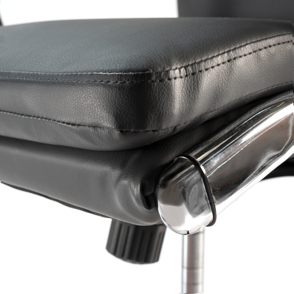 Shop Bush Business Furniture Modelo High Back Leather Executive Office Chair, Image 06, CH1701DGL-03, #color_dark gray leather