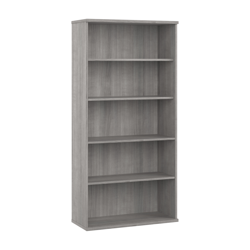 Shop Bush Business Furniture Studio A Tall 5 Shelf Bookcase, Image 01, SDB7236PG-Z, #color_platinum gray
